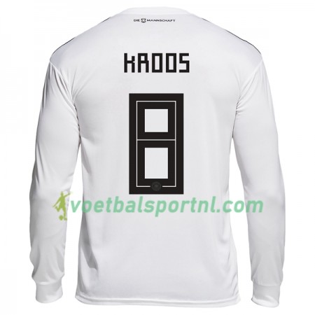 Duitsland Kroos 8 Thuis Shirt WK voetbal 2018 L/S